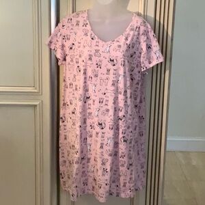 Pink dogPrint Nightgown by Secret Treasures